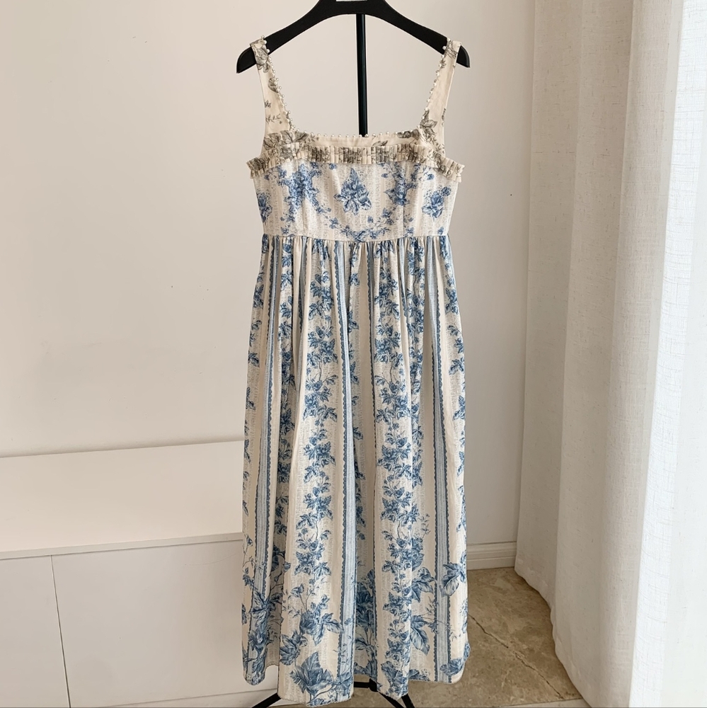 Agua By Agua Bendita Barbara Midi Dress in Bougainvillea - Picture 11 of 14